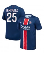 Paris Saint-Germain Nuno Mendes #25 Domácí Dres 2024-25 Krátký Rukáv